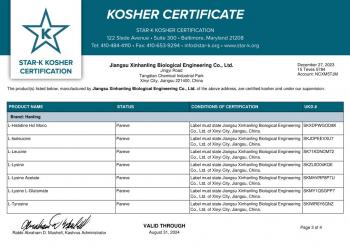 Kosher Certificate3