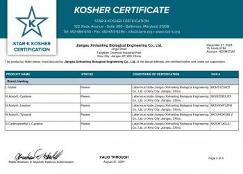 Kosher Certificate4